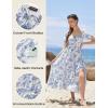 image:imageScarlet Darkness Corset Dresses for Women Summer 2026 Floral Wedding Guest Chiffon SundressBlue Line Floral
