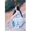 image:imageScarlet Darkness Corset Dresses for Women Summer 2026 Floral Wedding Guest Chiffon SundressBlue Line Floral