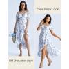 image:imageScarlet Darkness Corset Dresses for Women Summer 2026 Floral Wedding Guest Chiffon SundressBlue Roses