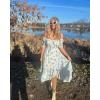 image:imageScarlet Darkness Corset Dresses for Women Summer 2026 Floral Wedding Guest Chiffon SundressBlue Roses