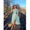 image:imageScarlet Darkness Corset Dresses for Women Summer 2026 Floral Wedding Guest Chiffon SundressGreen Daisies