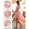 image:imageScarlet Darkness Corset Dresses for Women Summer 2026 Floral Wedding Guest Chiffon SundressPink Rose