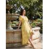 image:imageScarlet Darkness Corset Dresses for Women Summer 2026 Floral Wedding Guest Chiffon SundressYellow