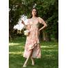 image:imageScarlet Darkness Corset Dresses for Women Summer 2026 Floral Wedding Guest Chiffon SundressYellow Flower