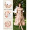 image:imageScarlet Darkness Corset Dresses for Women Summer 2026 Floral Wedding Guest Chiffon SundressYellow Flower