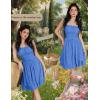 image:imageScarlet Darkness Corset Mini Dress for Women Teens Fairy Chiffon Sundress Graduation DressesAqua Blue