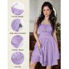 image:imageScarlet Darkness Corset Mini Dress for Women Teens Fairy Chiffon Sundress Graduation DressesLavender