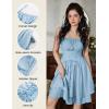 image:imageScarlet Darkness Corset Mini Dress for Women Teens Fairy Chiffon Sundress Graduation DressesLight Blue