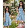 image:imageScarlet Darkness Corset Mini Dress for Women Teens Fairy Chiffon Sundress Graduation DressesLight Blue
