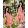 image:imageScarlet Darkness Corset Mini Dress for Women Teens Fairy Chiffon Sundress Graduation DressesOrange