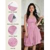 image:imageScarlet Darkness Corset Mini Dress for Women Teens Fairy Chiffon Sundress Graduation DressesPink Purple