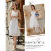 image:imageScarlet Darkness Corset Mini Dress for Women Teens Fairy Chiffon Sundress Graduation DressesWhite