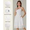 image:imageScarlet Darkness Corset Mini Dress for Women Teens Fairy Chiffon Sundress Graduation DressesWhite