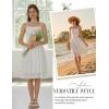 image:imageScarlet Darkness Corset Mini Dress for Women Teens Fairy Chiffon Sundress Graduation DressesWhite