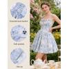 image:imageScarlet Darkness Floral Corset Dress Sundresses for Women 2026 Summer Mini Graduation DressPurple Floral