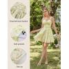 image:imageScarlet Darkness Floral Corset Dress Sundresses for Women 2026 Summer Mini Graduation DressYellow Green Floral