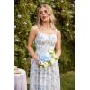 image:imageScarlet Darkness Floral Dress for Women 2026 Corset Milkmaid Dresses Casual Summer Sundress with PocketsBlue