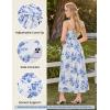 image:imageScarlet Darkness Floral Dress for Women 2026 Corset Milkmaid Sundress Wedding Guest DressesInk Blue Floral
