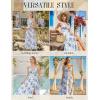 image:imageScarlet Darkness Floral Dress for Women 2026 Corset Milkmaid Sundress Wedding Guest DressesInk Blue Floral