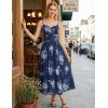 image:imageScarlet Darkness Floral Dress for Women 2026 Corset Milkmaid Sundress Wedding Guest DressesNavy Blue Floral