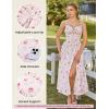 image:imageScarlet Darkness Floral Dress for Women 2026 Corset Milkmaid Sundress Wedding Guest DressesWhite Pink Floral