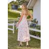 image:imageScarlet Darkness Floral Dress for Women 2026 Corset Milkmaid Sundress Wedding Guest DressesWhite Pink Floral