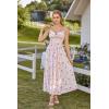 image:imageScarlet Darkness Floral Dress for Women 2026 Corset Milkmaid Sundress Wedding Guest DressesWhite Pink Floral