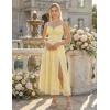image:imageScarlet Darkness Floral Dress for Women 2026 Corset Milkmaid Sundress Wedding Guest DressesYellow Floral