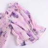 image:imageScarlet Darkness Floral Dress for Women Summer Puff Sleeve Square Neck A Line Flowy Wedding Guest Tea Party DressesBlush Lavender