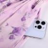 image:imageScarlet Darkness Floral Dress for Women Summer Puff Sleeve Square Neck A Line Flowy Wedding Guest Tea Party DressesBlush Lavender