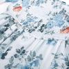 image:imageScarlet Darkness Floral Dress for Women Summer Puff Sleeve Square Neck A Line Flowy Wedding Guest Tea Party DressesLight Blue
