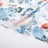 image:imageScarlet Darkness Floral Dress for Women Summer Puff Sleeve Square Neck A Line Flowy Wedding Guest Tea Party DressesLight Blue