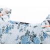 image:imageScarlet Darkness Floral Dress for Women Summer Puff Sleeve Square Neck A Line Flowy Wedding Guest Tea Party DressesLight Blue