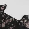 image:imageScarlet Darkness Floral Dress for Women Summer Puff Sleeve Square Neck A Line Flowy Wedding Guest Tea Party DressesMidnight Rose