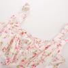 image:imageScarlet Darkness Floral Mini Corset Dress for Women Teen 2026 Summer Spring Flowy ALine Sundress with PocketsBeige Red Floral