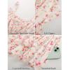 image:imageScarlet Darkness Floral Mini Corset Dress for Women Teen 2026 Summer Spring Flowy ALine Sundress with PocketsBeige Red Floral