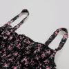image:imageScarlet Darkness Floral Mini Corset Dress for Women Teen 2026 Summer Spring Flowy ALine Sundress with PocketsBlack Pink Floral