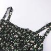 image:imageScarlet Darkness Floral Mini Corset Dress for Women Teen 2026 Summer Spring Flowy ALine Sundress with PocketsBlack Yellow Floral