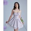 image:imageScarlet Darkness Floral Mini Corset Dress for Women Teen 2026 Summer Spring Flowy ALine Sundress with PocketsBlue Pink Floral