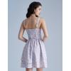 image:imageScarlet Darkness Floral Mini Corset Dress for Women Teen 2026 Summer Spring Flowy ALine Sundress with PocketsBlue Pink Floral