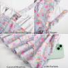 image:imageScarlet Darkness Floral Mini Corset Dress for Women Teen 2026 Summer Spring Flowy ALine Sundress with PocketsBlue Pink Floral