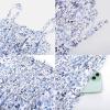 image:imageScarlet Darkness Floral Mini Corset Dress for Women Teen 2026 Summer Spring Flowy ALine Sundress with PocketsBlue White Floral