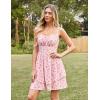 image:imageScarlet Darkness Floral Mini Corset Dress for Women Teen 2026 Summer Spring Flowy ALine Sundress with PocketsPink Floral