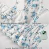 image:imageScarlet Darkness Floral Mini Corset Dress for Women Teen 2026 Summer Spring Flowy ALine Sundress with PocketsWhite Blue Floral