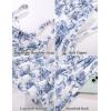 image:imageScarlet Darkness Floral Mini Corset Dress for Women Teen 2026 Summer Spring Flowy ALine Sundress with PocketsWhite Navy Floral