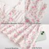 image:imageScarlet Darkness Floral Mini Corset Dress for Women Teen 2026 Summer Spring Flowy ALine Sundress with PocketsWhite Pink Floral