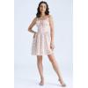 image:imageScarlet Darkness Floral Mini Corset Dress for Women Teen 2026 Summer Spring Flowy ALine Sundress with PocketsWhite Pink Floral