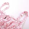 image:imageScarlet Darkness Floral Mini Corset Dress for Women Teen 2026 Summer Spring Flowy ALine Sundress with PocketsWhite Red Floral