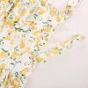 image:imageScarlet Darkness Floral Mini Corset Dress for Women Teen 2026 Summer Spring Flowy ALine Sundress with PocketsWhite Yellow Floral