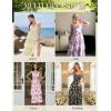 image:imageScarlet Darkness Milkmaid Corset Dress for Women Summer Wedding Guest Dresses Cocktail Floral Sundress with PocketsBlack Apricot Rose